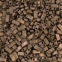 MIYUKI Half Tila - Metallic Dark Bronze Mat - 10g