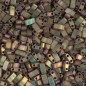 MIYUKI Half Tila - Metallic Khaki Iris Mat - 10g