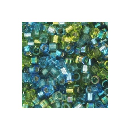 MIYUKI Delica 11/0 Electric Blue Lagoon Mix - 8g
