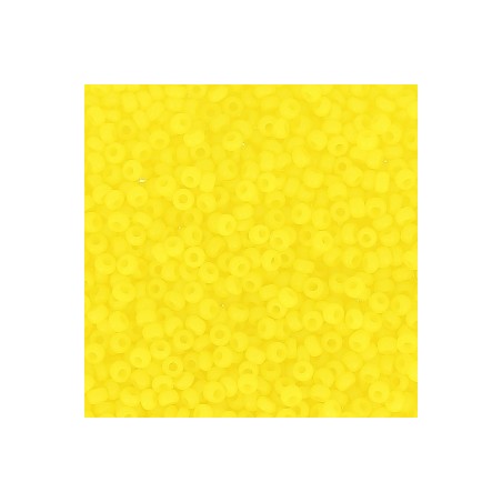 PRECIOSA rokajl 15/0 (1.5mm) Opaque Yellow - 10g