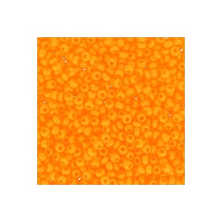 PRECIOSA rokajl 15/0 (1.5mm) Opaque Orange - 10g