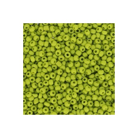 PRECIOSA rokajl 15/0 (1.5mm) Opaque Olivine - 10g
