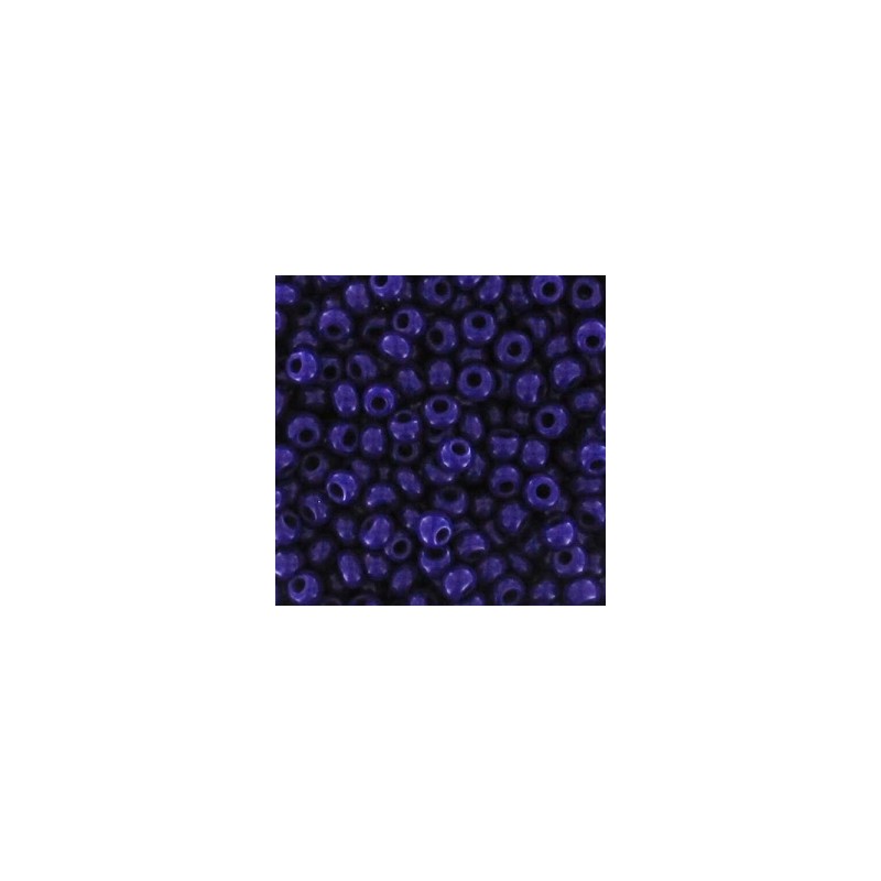 PRECIOSA rokajl 11/0 (2mm) Cobalt Opaque - 10g PRECIOSA rokajl 11/0 (2mm) Cobalt Opaque - 10g