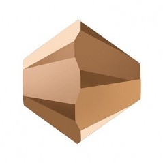 Swarovski 5328 5mm Crystal Rose Gold 2X