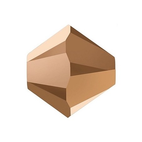 Swarovski 5328 5mm Crystal Rose Gold 2X