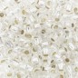 PRECIOSA rokajl 11/0 (2mm) Crystal Silver Lined - 10g