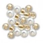 PRECIOSA rokajl 11/0 (2mm) Crystal Gold Bronze Lined - 10g