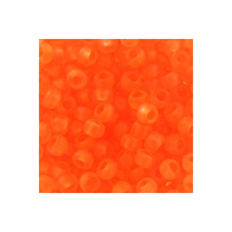 PRECIOSA rokajl 11/0 (2mm) Fluo Orange Frosted - 10g