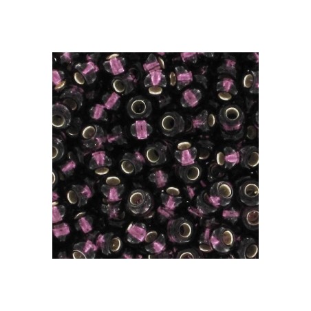 PRECIOSA rokajl 11/0 (2mm) Amethyst Silver Lined - 10g