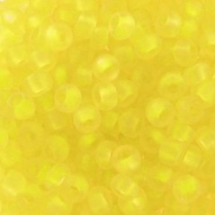 PRECIOSA rokajl 11/0 (2mm) Fluo Yellow Frosted - 10g