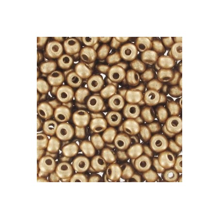 PRECIOSA rokajl 11/0 (2mm) Golden Satiné - 10g