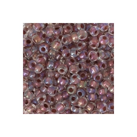 PRECIOSA rokajl 9/0 (2.5mm) Crystal Brown Lining AB - 10g
