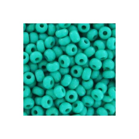 PRECIOSA rokajl 9/0 (2.5mm) Green Turquoise - 10g
