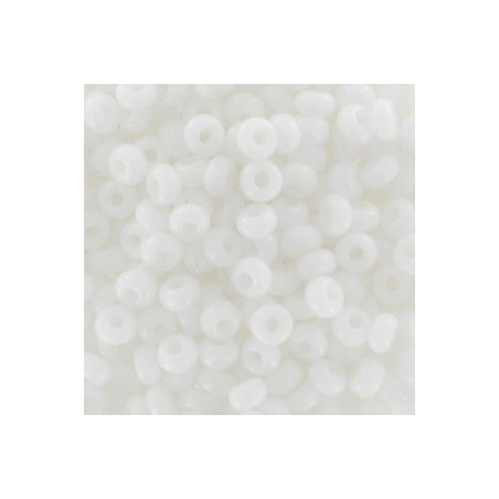 PRECIOSA rokajl 9/0 (2.5mm) Opaque White - 10g