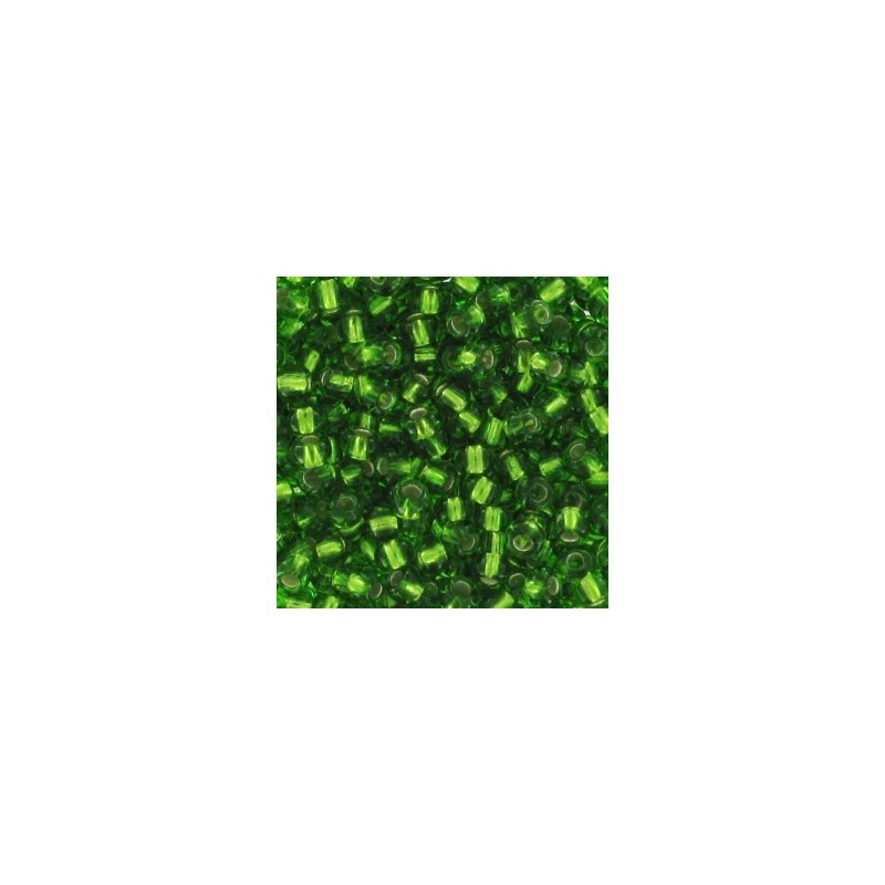 PRECIOSA rokajl 9/0 (2.5mm) Peridot Silver Lined - 10g