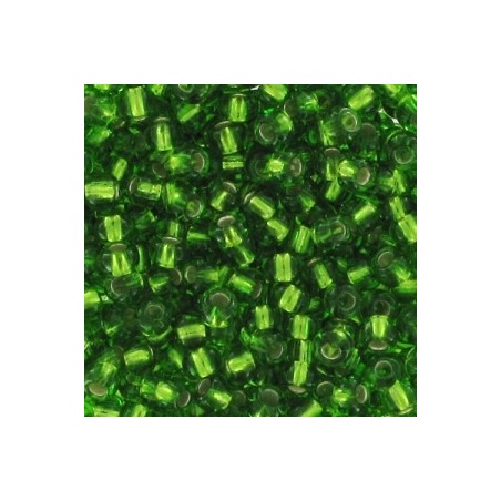 PRECIOSA rokajl 9/0 (2.5mm) Peridot Silver Lined - 10g