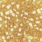 PRECIOSA rokajl 9/0 (2.5mm) Gold Silver Lined - 10g