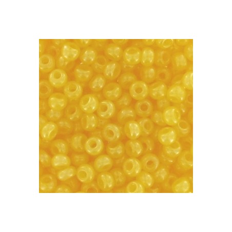 PRECIOSA rokajl 9/0 (2.5mm) Alabaster Yellow - 10g