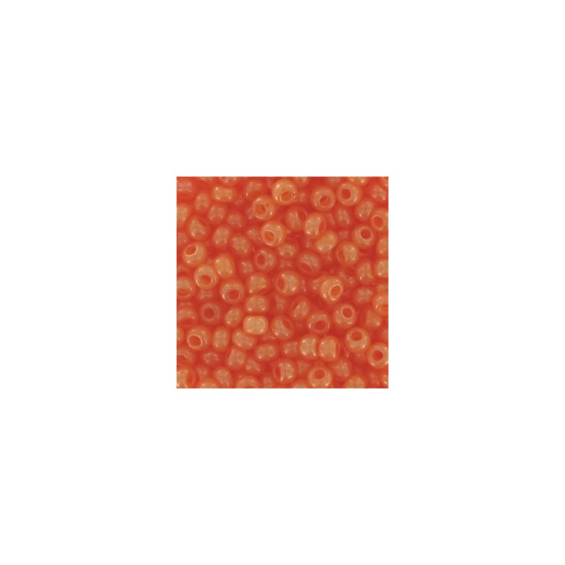 PRECIOSA rokajl 9/0 (2.5mm) Alabaster Orange - 10g