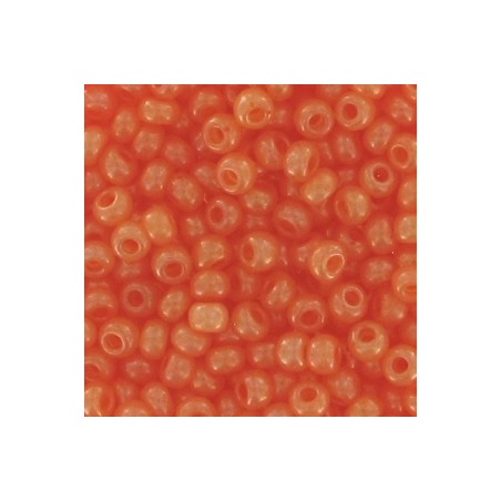 PRECIOSA rokajl 9/0 (2.5mm) Alabaster Orange - 10g