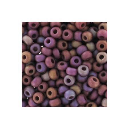 PRECIOSA rokajl 9/0 (2.5mm) Brown AB Mat - 10g