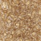 PRECIOSA rokajl 9/0 (2.5mm) Crystal Gold Bronze Lined - 10g