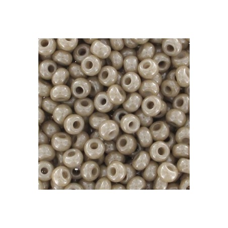 PRECIOSA rokajl 9/0 (2.5mm) Luster Light Grey - 10g