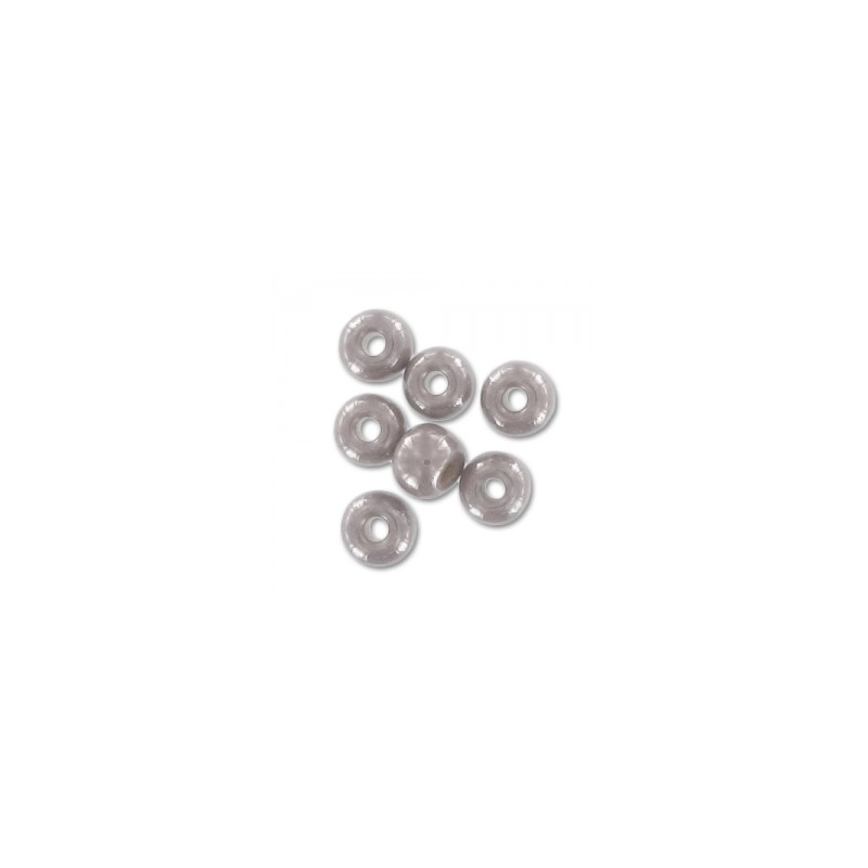 PRECIOSA rokajl 6/0 (3x4mm) Luster Grey - 20g