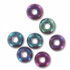 PRECIOSA rokajl 6/0 (3x4mm) Blue Iris- 20g