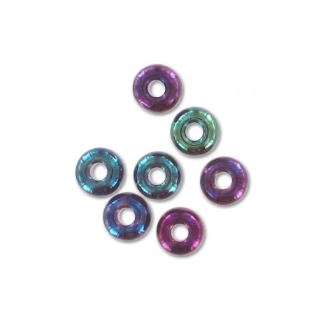 PRECIOSA rokajl 6/0 (3x4mm) Blue Iris- 20g