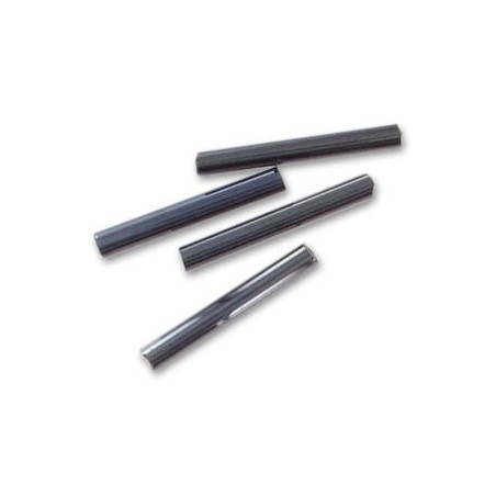 PRECIOSA Bugle 20mm Jet Hematite - 20g