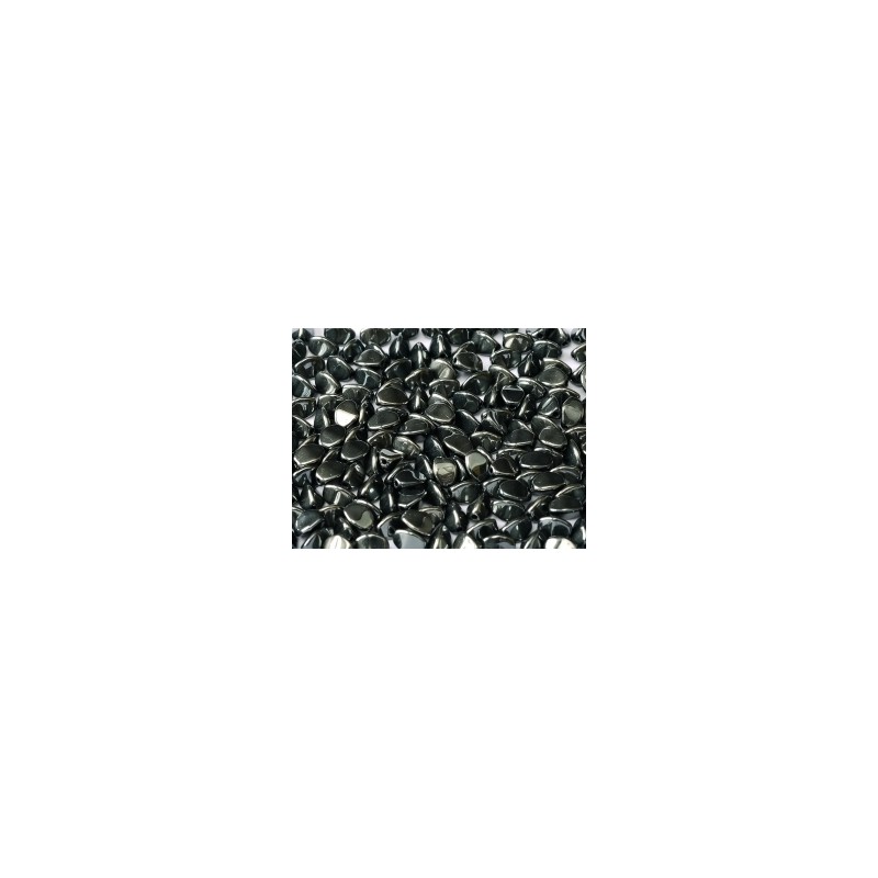 PINCH Beads (POHANKA) 5x3mm Jet Vacuum Hematite Full - 10g PINCH Beads (POHANKA) 5x3mm Jet Vacuum Hematite Full - 10g