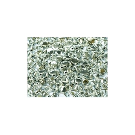 PINCH Beads (POHANKA) 5x3mm Jet Labrador Full - 10g