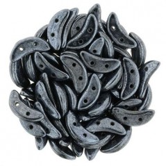 CzechMates Crescent - Hematite x 50ks