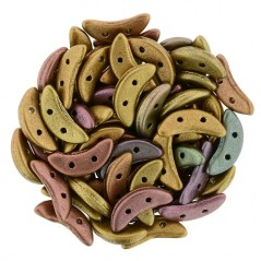 CzechMates Crescent - Matte Metallic Bronze Iris x 50ks