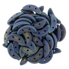 CzechMates Crescent - Matte Iris Blue x 50ks
