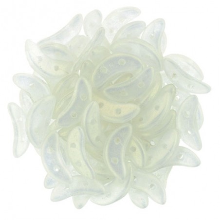 CzechMates Crescent - Sueded Gold Crystal x 50ks