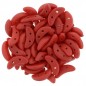 CzechMates Crescent - Matte Opaque Red x 50ks