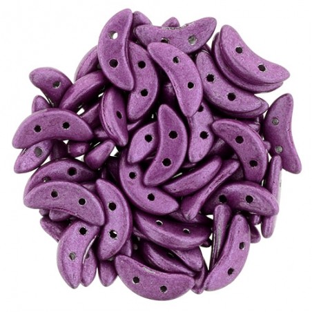 CzechMates Crescent - Saturated Metallic Steel Pink x 50ks