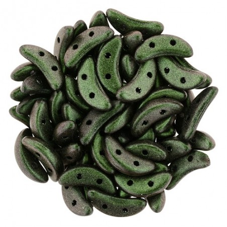 CzechMates Crescent - Polychrome Olive Mauve x 50ks