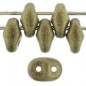 CzechMates SuperDuo - Metallic Suede Gold / 10g
