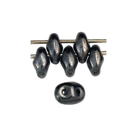 CzechMates SuperDuo - Hematite / 10g
