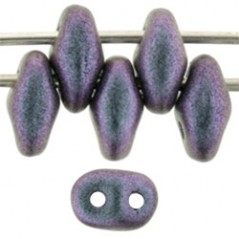 CzechMates SuperDuo - Polychrome Orchid Aqua / 10g