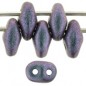 CzechMates SuperDuo - Polychrome Orchid Aqua / 10g