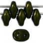 CzechMates SuperDuo - Luster Metallic Olivine / 10g