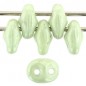 CzechMates SuperDuo - Luster Chalk Light Green / 10g