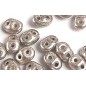 CzechMates SuperDuo - Silver Luster Jet / 10g