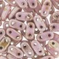 CzechMates Bar 6x2mm Opaque Luster Rose Gold x 5g