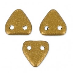 CzechMates Triangle 6mm Metallic Golden Mat x 50ks