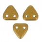 CzechMates Triangle 6mm Metallic Golden Mat x 50ks